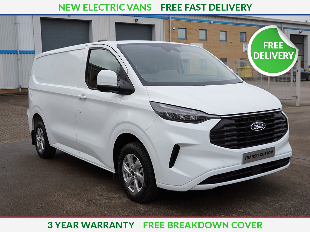 Ford E-Transit Custom 320 L2 RWD 100kW 65kWh H1 Van Limited Auto